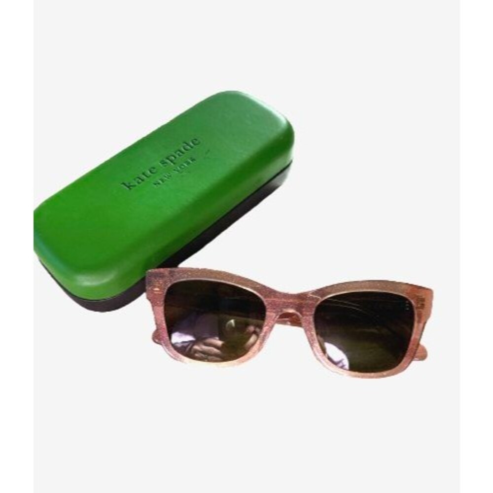 NWOT Kate Spade KS AIMEE/S  0QR Pink Glitter Sunglasses  Size 50 21 140